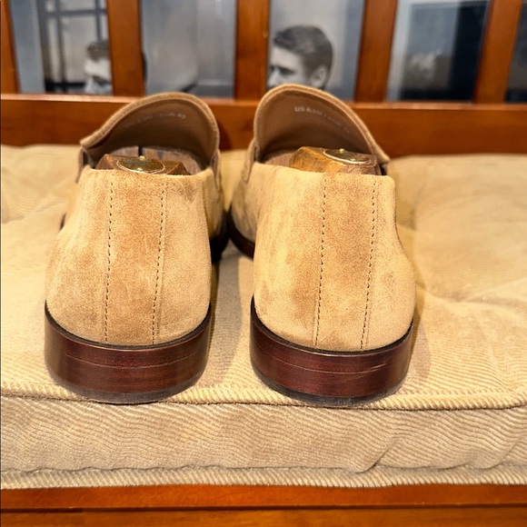 Vince Camuto Premium Dress Men's Tan Suede Loafers. These loafers are perfect. - Picture 6 of 12